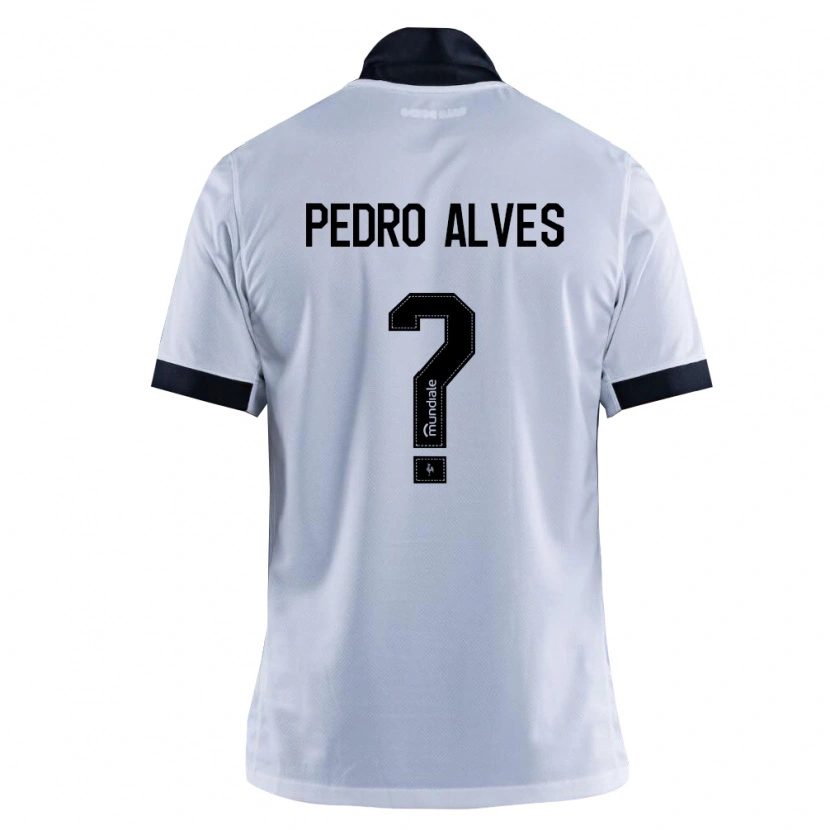 Danxen Criança Camisola Pedro Alves #0 Preto Branco Alternativa 2026/27 Camisa Brasil