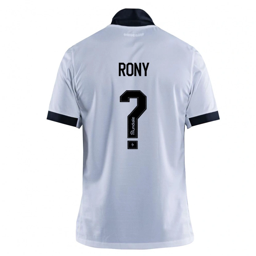 Danxen Criança Camisola Rony #0 Preto Branco Alternativa 2026/27 Camisa Brasil