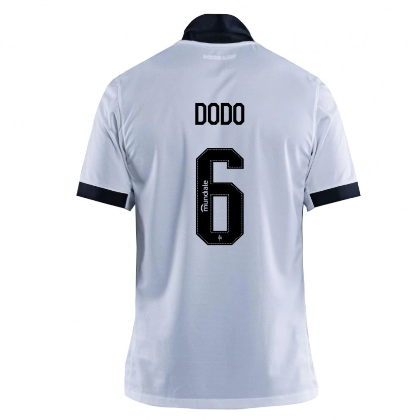 Danxen Criança Camisola Dodo #6 Preto Branco Alternativa 2026/27 Camisa Brasil