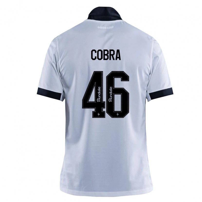 Danxen Criança Camisola Pedro Cobra #46 Preto Branco Alternativa 2026/27 Camisa Brasil