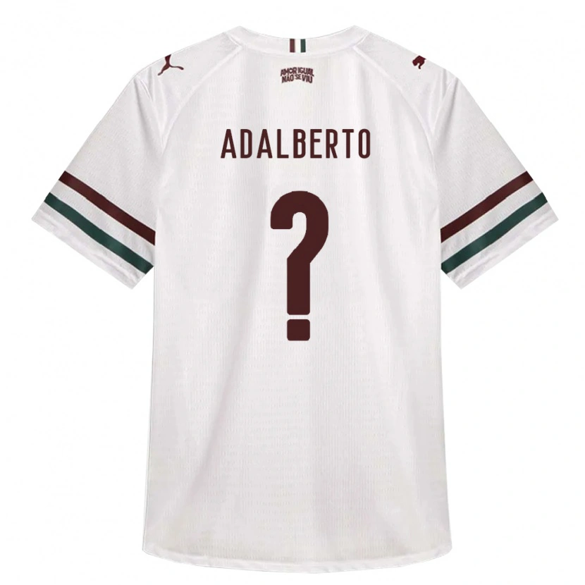 Danxen Criança Camisola Adalberto Junior De Jesus Justino #0 Branco Verde Borgonha Alternativa 2026/27 Camisa Brasil