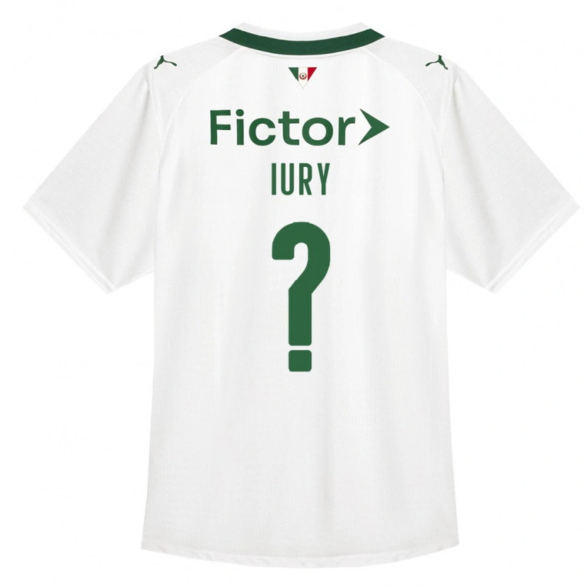 Danxen Criança Camisola Iury Salles Araujo Dos Santos #0 Verde Branco Alternativa 2026/27 Camisa Brasil