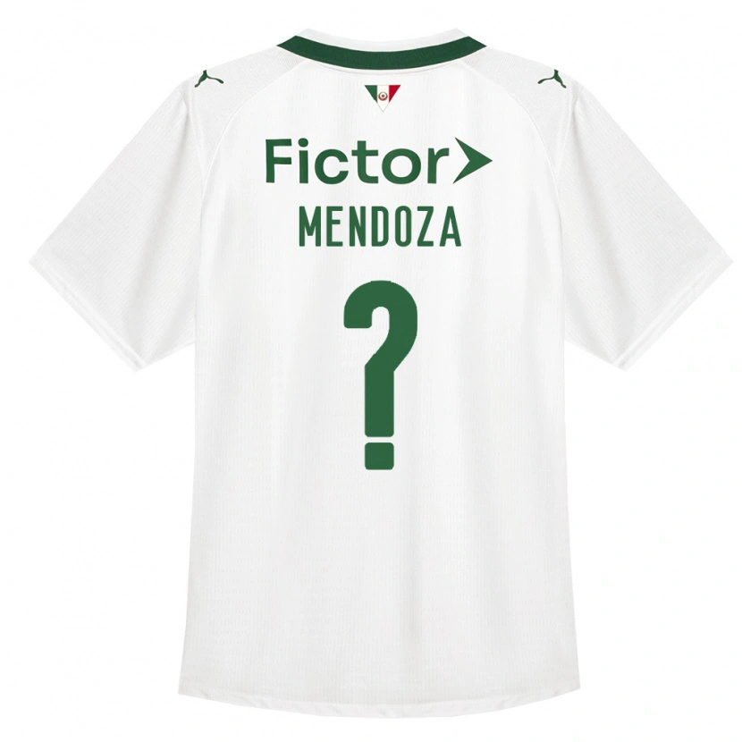Danxen Criança Camisola Beymar Mendoza #0 Verde Branco Alternativa 2026/27 Camisa Brasil