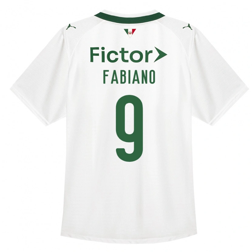 Danxen Criança Camisola Fabiano Rodrigues Pereira #9 Verde Branco Alternativa 2026/27 Camisa Brasil
