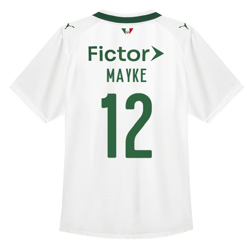 Danxen Criança Camisola Mayke #12 Verde Branco Alternativa 2026/27 Camisa Brasil