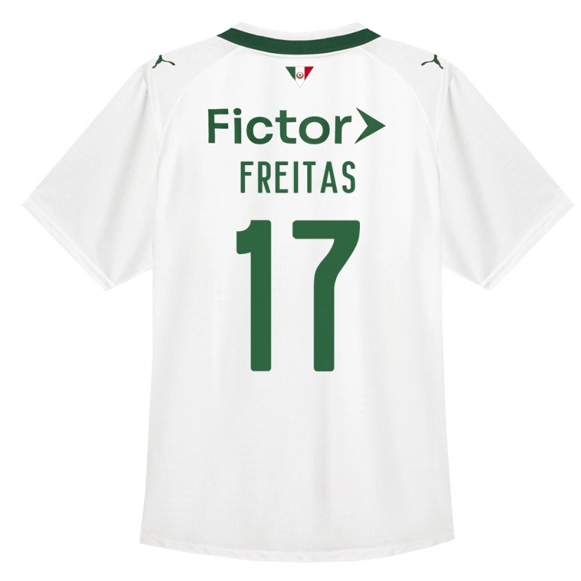 Danxen Criança Camisola Marlon Freitas #17 Verde Branco Alternativa 2026/27 Camisa Brasil