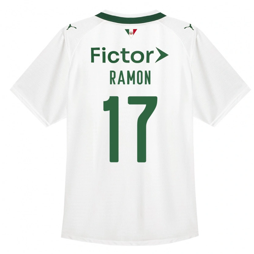 Danxen Criança Camisola Ramon Riquelme #17 Verde Branco Alternativa 2026/27 Camisa Brasil