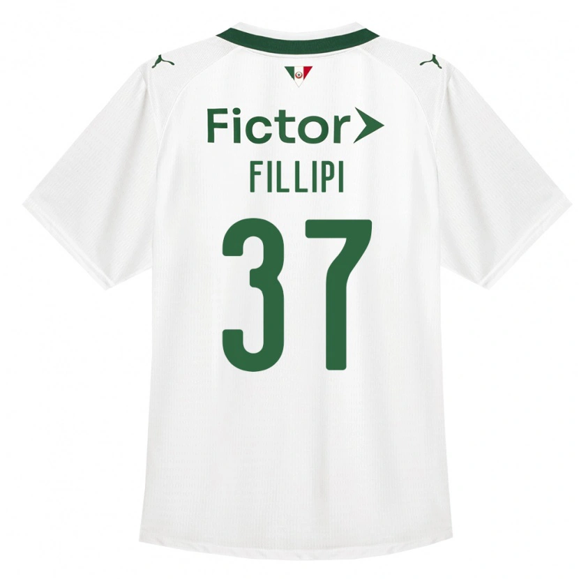 Danxen Criança Camisola Riquelme Fillipi #37 Verde Branco Alternativa 2026/27 Camisa Brasil