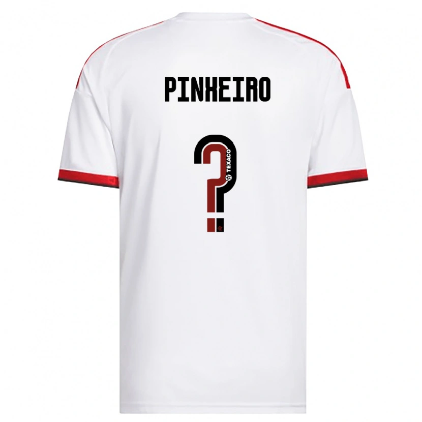 Danxen Criança Camisola Enzo Pinheiro #0 Branco Vermelho Preto Alternativa 2026/27 Camisa Brasil