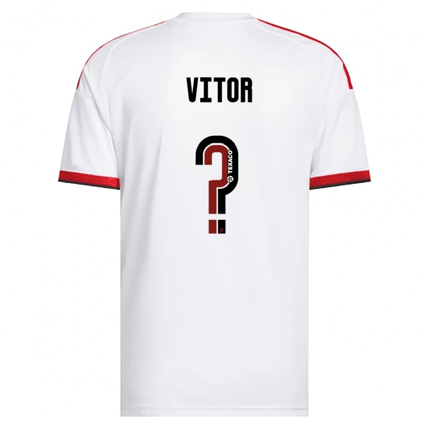 Danxen Criança Camisola João Vitor #0 Branco Vermelho Preto Alternativa 2026/27 Camisa Brasil