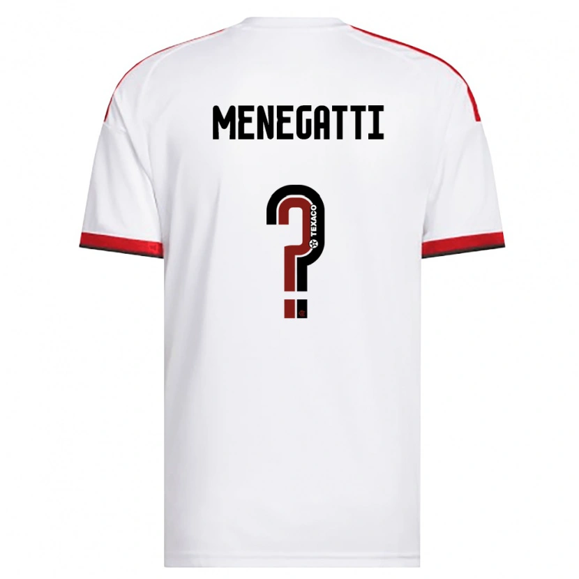 Danxen Criança Camisola Kauan Menegatti #0 Branco Vermelho Preto Alternativa 2026/27 Camisa Brasil