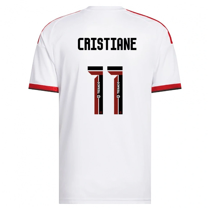 Danxen Criança Camisola Cristiane #11 Branco Vermelho Preto Alternativa 2026/27 Camisa Brasil