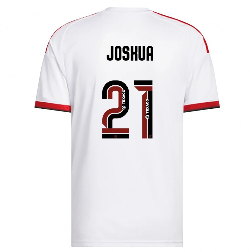 Danxen Criança Camisola Caio Joshua Lana De Andrade #21 Branco Vermelho Preto Alternativa 2026/27 Camisa Brasil