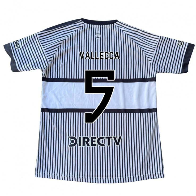 Danxen Criança Camisola Santiago Vallecca #5 Branco Preto Amarelo Alternativa 2026/27 Camisa Brasil