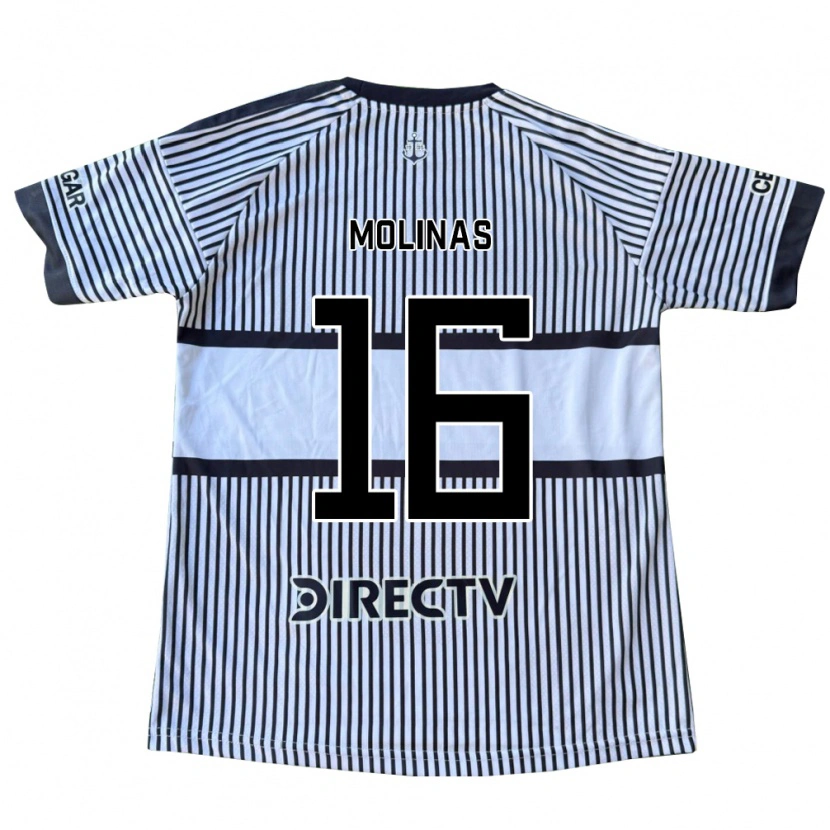 Danxen Criança Camisola Aaron Molinas #16 Branco Preto Amarelo Alternativa 2026/27 Camisa Brasil