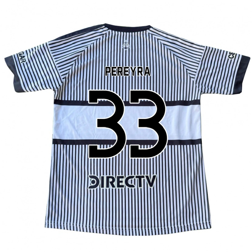 Danxen Criança Camisola Araceli Pereyra #33 Branco Preto Amarelo Alternativa 2026/27 Camisa Brasil