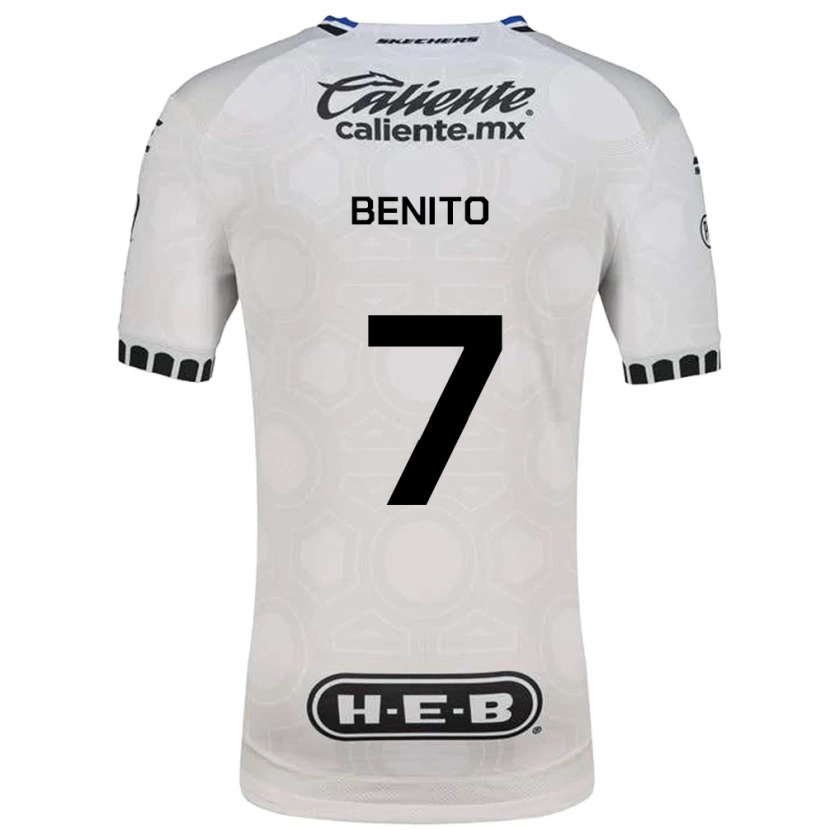 Danxen Criança Camisola Iker Benito #7 Branco Preto Azul Principal 2026/27 Camisa Brasil