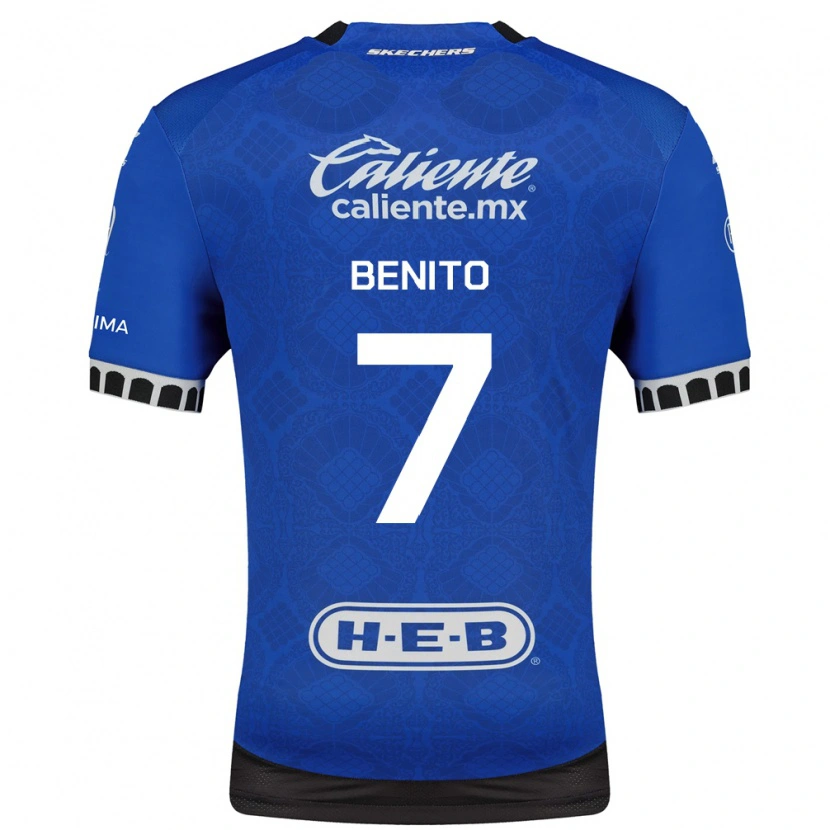 Danxen Criança Camisola Iker Benito #7 Azul Real Branco Preto Alternativa 2026/27 Camisa Brasil