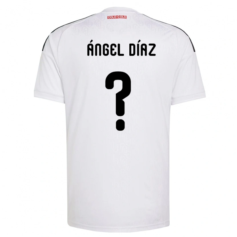 Danxen Homem Camisola Ángel Díaz #0 Branco Preto Principal 2026/27 Camisa Brasil