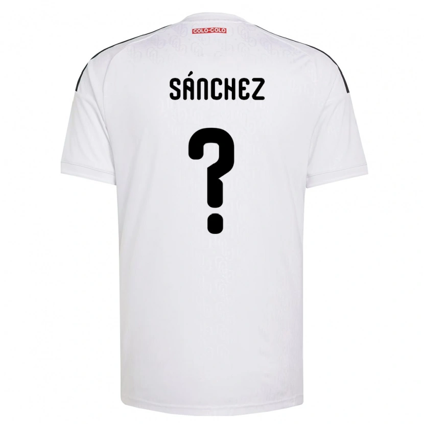 Danxen Homem Camisola Bastian Sánchez #0 Branco Preto Principal 2026/27 Camisa Brasil