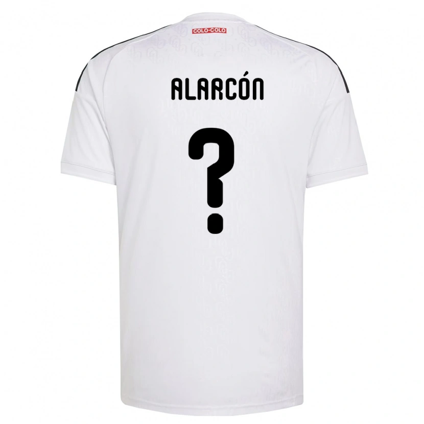Danxen Homem Camisola Danilo Alarcón #0 Branco Preto Principal 2026/27 Camisa Brasil
