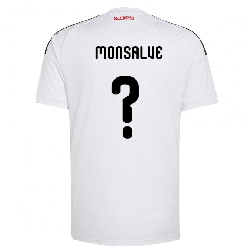 Danxen Homem Camisola Gaspar Monsalve #0 Branco Preto Principal 2026/27 Camisa Brasil