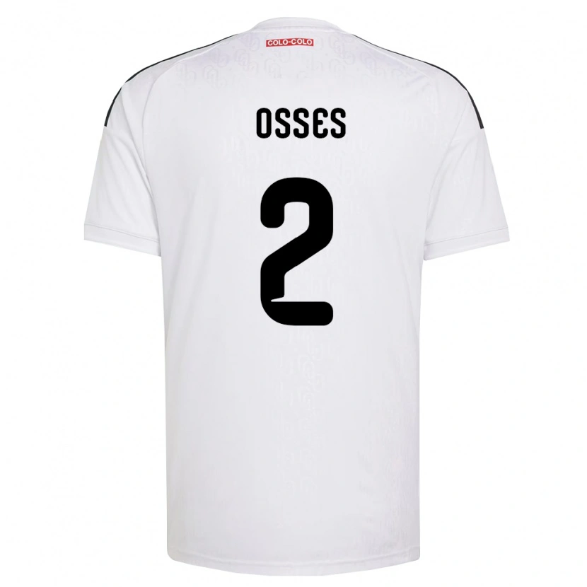 Danxen Homem Camisola Martina Osses #2 Branco Preto Principal 2026/27 Camisa Brasil