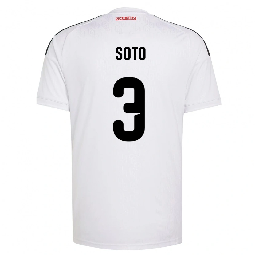 Danxen Homem Camisola Rocío Soto #3 Branco Preto Principal 2026/27 Camisa Brasil