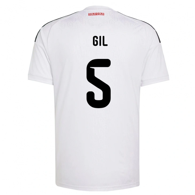 Danxen Homem Camisola Leonardo Gil #5 Branco Preto Principal 2026/27 Camisa Brasil