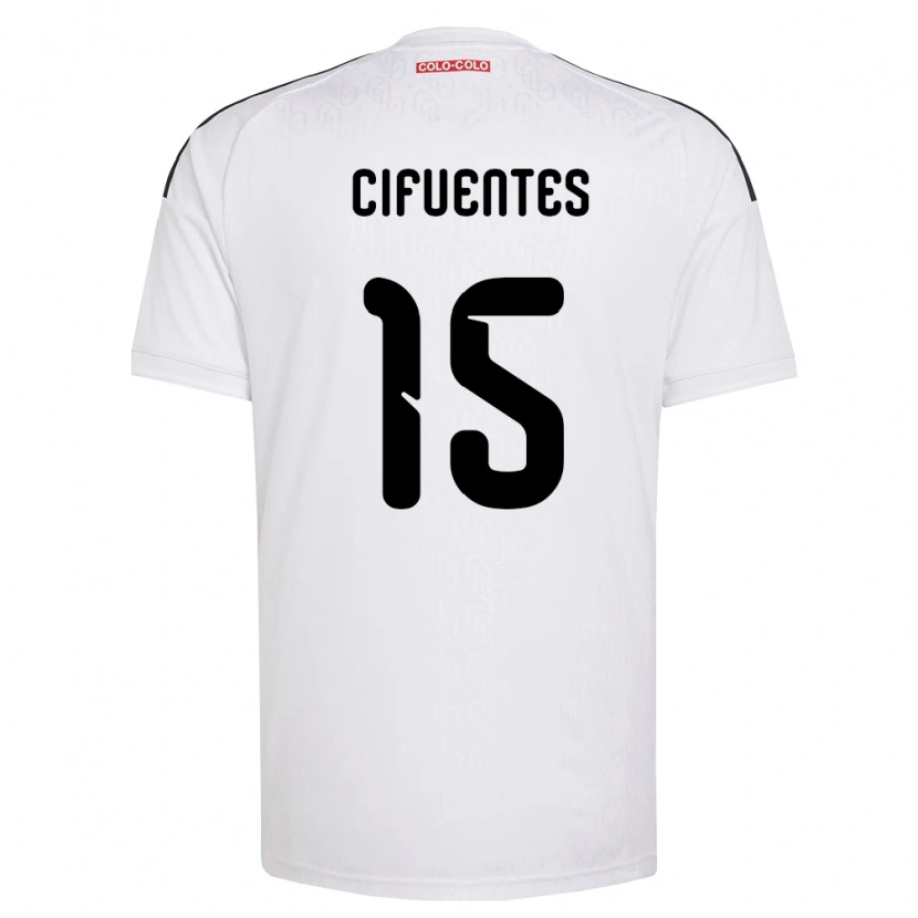 Danxen Homem Camisola Anaís Cifuentes #15 Branco Preto Principal 2026/27 Camisa Brasil