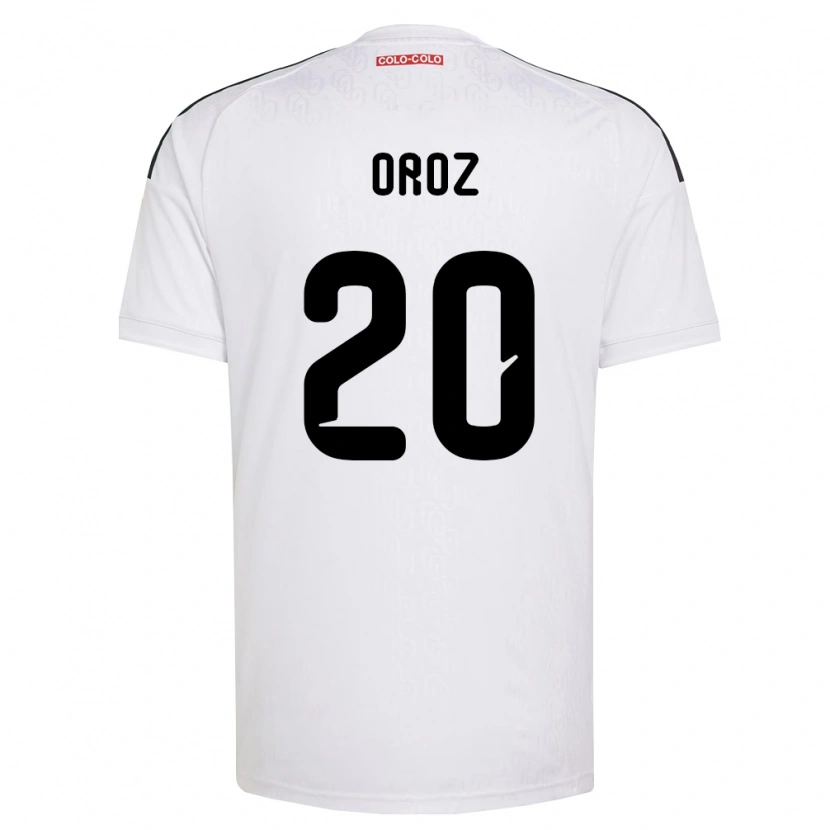 Danxen Homem Camisola Alexander Oroz #20 Branco Preto Principal 2026/27 Camisa Brasil