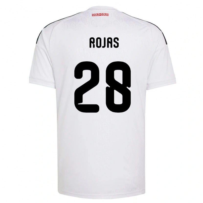 Danxen Homem Camisola Jeyson Rojas #28 Branco Preto Principal 2026/27 Camisa Brasil