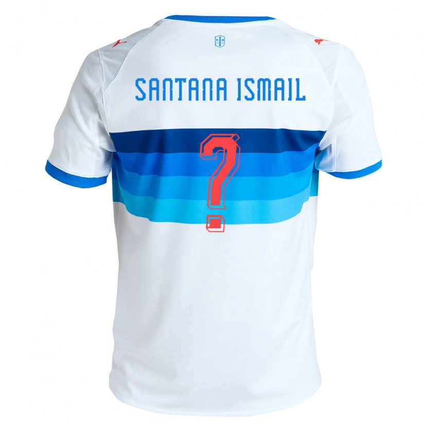 Danxen Homem Camisola Benjamin Santana Ismail #0 Branco Azul Celeste Principal 2026/27 Camisa Brasil