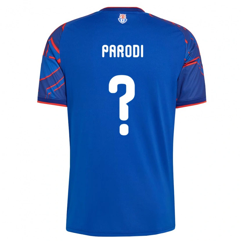 Danxen Homem Camisola Fabián Parodi #0 Azul Real Vermelho Principal 2026/27 Camisa Brasil
