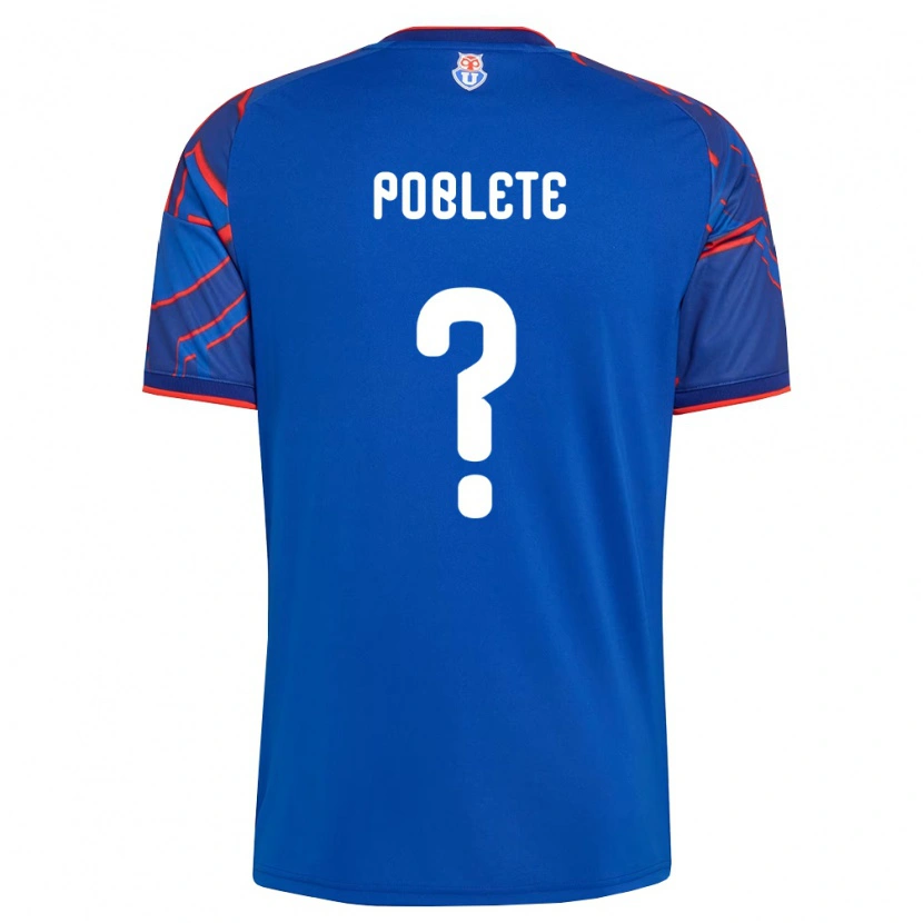 Danxen Homem Camisola José Poblete #0 Azul Real Vermelho Principal 2026/27 Camisa Brasil