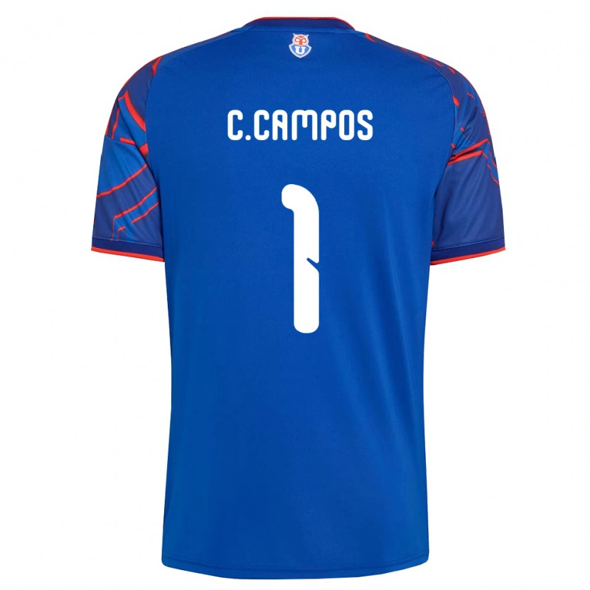 Danxen Homem Camisola Cristóbal Campos #1 Azul Real Vermelho Principal 2026/27 Camisa Brasil