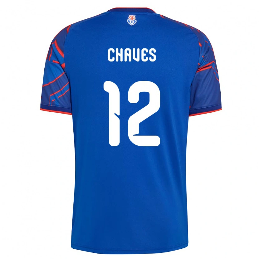 Danxen Homem Camisola Abigail Chaves #12 Azul Real Vermelho Principal 2026/27 Camisa Brasil