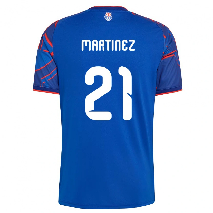 Danxen Homem Camisola Maria Martínez #21 Azul Real Vermelho Principal 2026/27 Camisa Brasil