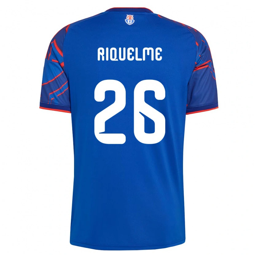 Danxen Homem Camisola Matías Riquelme #26 Azul Real Vermelho Principal 2026/27 Camisa Brasil