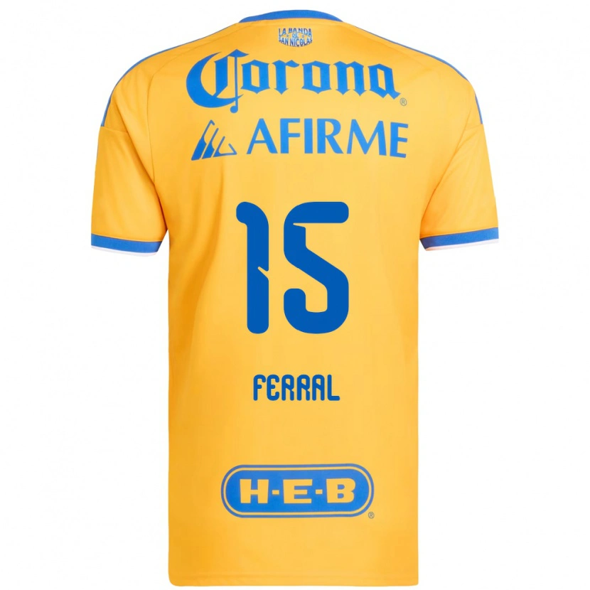 Danxen Homem Camisola Cristina Ferral #15 Amarelo Azul Principal 2026/27 Camisa Brasil