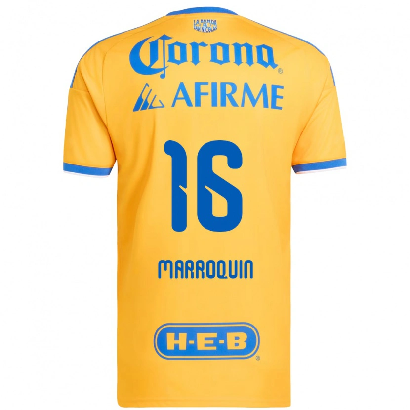 Danxen Homem Camisola Ammanda Marroquin #16 Amarelo Azul Principal 2026/27 Camisa Brasil