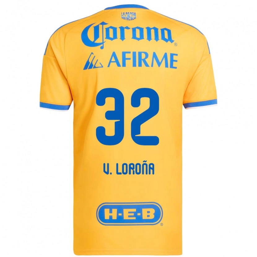 Danxen Homem Camisola Vladímir Loroña #32 Amarelo Azul Principal 2026/27 Camisa Brasil