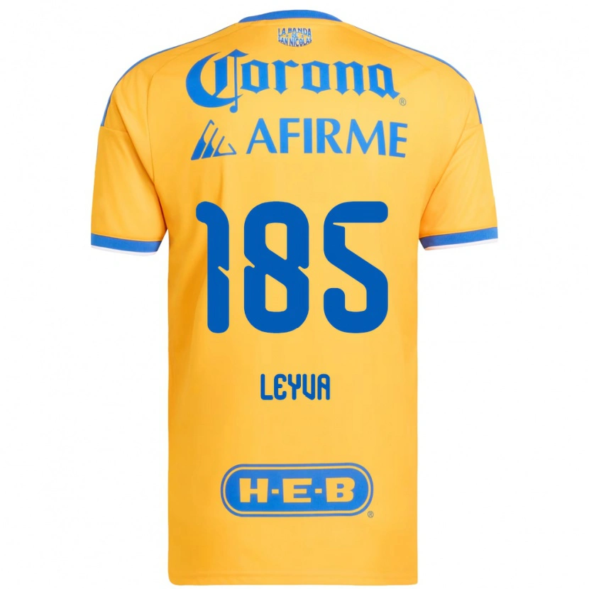 Danxen Homem Camisola Jorge Leyva #185 Amarelo Azul Principal 2026/27 Camisa Brasil