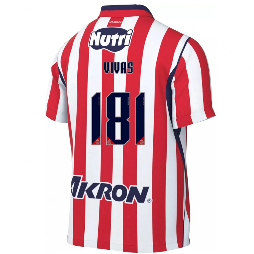 Danxen Homem Camisola Ángel Vivas #181 Vermelho Branco Principal 2026/27 Camisa Brasil