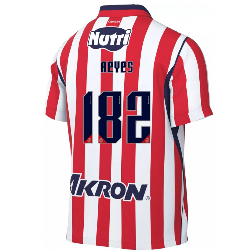 Danxen Homem Camisola Mauricio Reyes #182 Vermelho Branco Principal 2026/27 Camisa Brasil