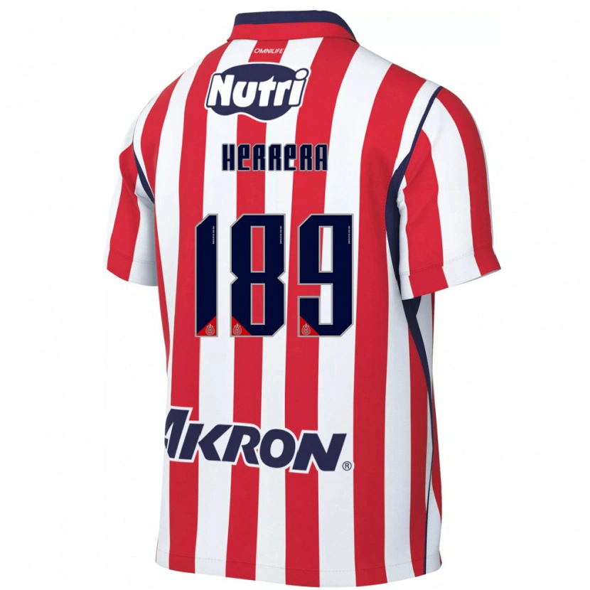 Danxen Homem Camisola Antonio Herrera #189 Vermelho Branco Principal 2026/27 Camisa Brasil