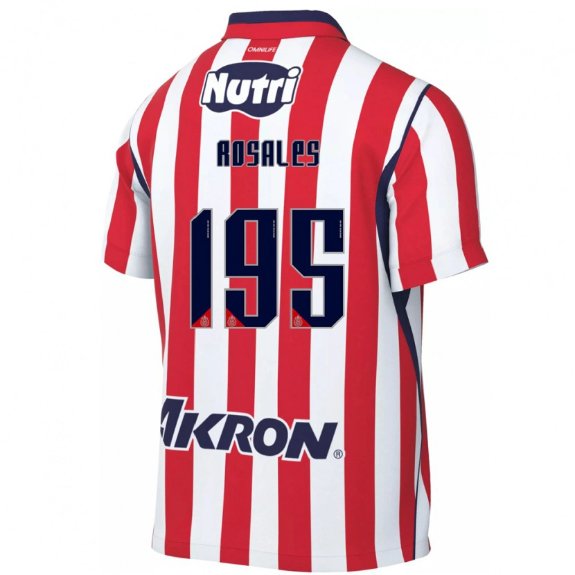 Danxen Homem Camisola Diego Rosales #195 Vermelho Branco Principal 2026/27 Camisa Brasil