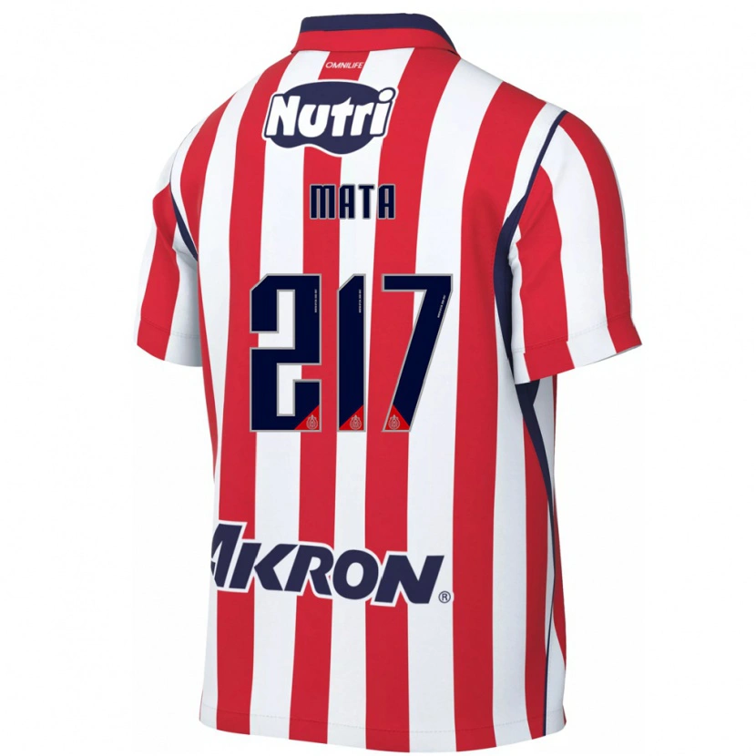 Danxen Homem Camisola Hugo Mata #217 Vermelho Branco Principal 2026/27 Camisa Brasil