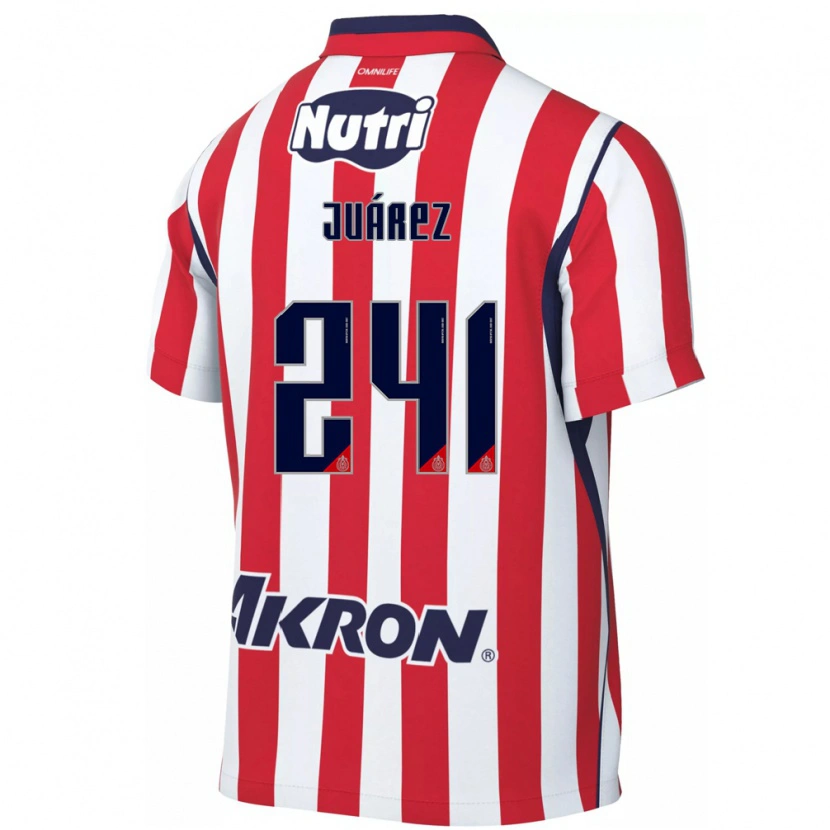 Danxen Homem Camisola Hugo Juárez #241 Vermelho Branco Principal 2026/27 Camisa Brasil