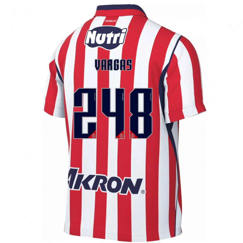 Danxen Homem Camisola Uziel Vargas #248 Vermelho Branco Principal 2026/27 Camisa Brasil